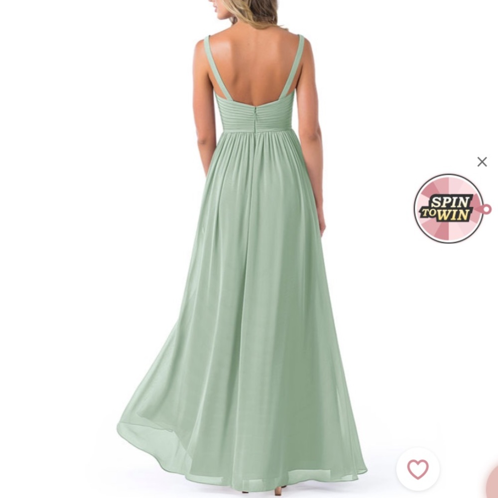 AZAZIE BRAND NEW AGAVE SIZE 0 BRIDESMAID DRESS (NBW / NWT)